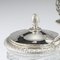 19th Century French Solid Silver & Glass Condiments Service, 1830s, Set of 8, Image 3