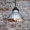 French Industrial Mercury Glass & Brass Pendant Lamp from GAL, 1940s, Image 5