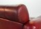 Cubic Chesterfield Style Capped Burgundy Leather Lounge / Club Chair, 1970s 8