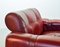Cubic Chesterfield Style Capped Burgundy Leather Lounge / Club Chair, 1970s, Image 10