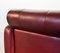 Cubic Chesterfield Style Capped Burgundy Leather Lounge / Club Chair, 1970s 9