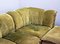 German Moss Green Nubuck Leather Patchwork Sofa Modules & Ottoman from Laauser, 1970s, Set of 5, Image 11