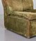 German Moss Green Nubuck Leather Patchwork Sofa Modules & Ottoman from Laauser, 1970s, Set of 5 22