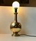 Scandinavian Brass Table Lamp from ABO, 1970s, Image 2