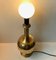 Scandinavian Brass Table Lamp from ABO, 1970s, Image 4