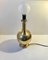 Scandinavian Brass Table Lamp from ABO, 1970s, Image 3