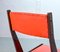 Italian Red Leatherette Dining Chairs by Gianfranco Frattini for R&B, 1950s, Set of 6 16