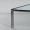 Rectangular Glass Coffee Table from Metaform, 1980s, Image 9