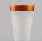 Champagne Gläser aus mundgeblasenem Kristallglas mit Goldrändern, Frankreich 1930er, 4er Set 3