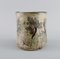 Swedish Vase in Glazed Ceramics & Foliage, Image 2