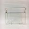 Mid-Century Acrylic Glass Magazine Rack by David Lange, 1970s, Image 3