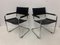 Chaises MG5 Tubulaires en Cuir par Marcel Breuer, 1970s, Set de 2 1