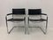 Chaises MG5 Tubulaires en Cuir par Marcel Breuer, 1970s, Set de 2 2