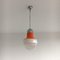 Space Age Italian Glass Hanging Lamp, 1970s, Image 2
