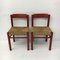 Chaises en Osier, 1970s, Set de 2 1