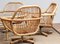 Rattan Garden Set / Lounge Set and Coffee Table, 1960s, Set of 6 4