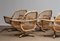 Rattan Garden Set / Lounge Set and Coffee Table, 1960s, Set of 6 19