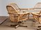 Mobilier de Jardin en Rotin et Table Basse, 1960s, Set de 6 3