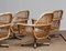 Rattan Garden Set / Lounge Set and Coffee Table, 1960s, Set of 6 20