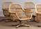 Rattan Garden Set / Lounge Set and Coffee Table, 1960s, Set of 6 11