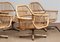 Rattan Garden Set / Lounge Set and Coffee Table, 1960s, Set of 6 12