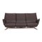 Evita Gray Three Seater Sofa from Koinor 1