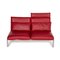 Roro Two-Seater Red Sofa from Brühl & Sippold 11