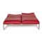 Rotes Roro Zwei-Sitzer Sofa von Brühl & Sippold 3