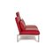 Roro Two-Seater Red Sofa from Brühl & Sippold 12