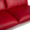 Rotes Roro Zwei-Sitzer Sofa von Brühl & Sippold 4