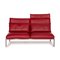 Roro Two-Seater Red Sofa from Brühl & Sippold 1