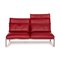 Rotes Roro Zwei-Sitzer Sofa von Brühl & Sippold 1