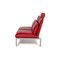Roro Two-Seater Red Sofa from Brühl & Sippold 14