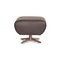 Evita Gray Leather Stool from Koinor 7