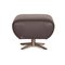 Evita Gray Leather Stool from Koinor 9