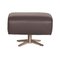 Evita Gray Leather Stool from Koinor 10