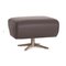 Evita Gray Leather Stool from Koinor 1