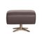 Evita Gray Leather Stool from Koinor 8