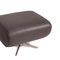 Evita Gray Leather Stool from Koinor 3