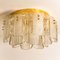 Large Glass Wall Sconces in the Style of Kalmar, Set of 2 15