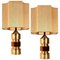 Bitossi Lamps from Bergboms with Custom Made Shades by Rene Houben, Set of 2 1
