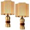 Bitossi Lamps from Bergboms with Custom Made Shades by Rene Houben, Set of 2, Image 1