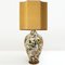 Large Gouda Royal Table Lamp with Silk Shade by Rene Houben, 1930s, Image 10