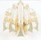 Venini Style Murano Glass and Gold-Plated Sconces, Italy, Set of 2 3