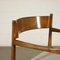 Chair in Stained Beech and Sessile Oak by Gianfranco Frattini, 1960s 4