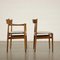 Chair in Stained Beech and Sessile Oak by Gianfranco Frattini, 1960s, Image 3