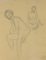 André Meaux Saint-Marc, Naked Woman, Lápiz original, siglo XX, Imagen 1