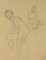 André Meaux Saint-Marc, Naked Woman, Original Pencil, 20th Century, Image 1