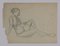 André Meaux Saint-Marc, Naked Woman, Original Pencil, Early 20th Century 1