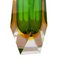 Green Hand-Crafted Murano Glass Vase by Flavio Poli for Mandruzzato, Italy, 1960s 5